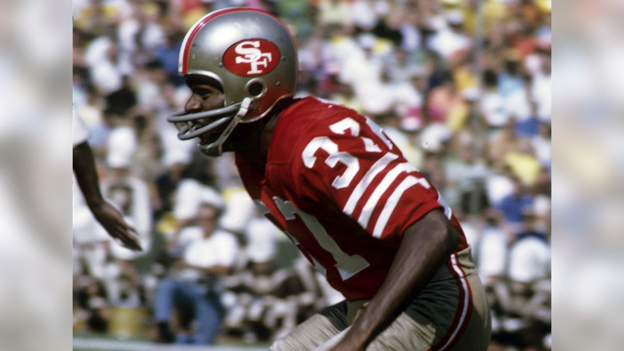 A lot of fans haven't heard of this Jimmy Johnson, who was a top-flight corner for 16 years. A starter from his rookie year on, Johnson ultimately picked off 47 passes before becoming the second 49er defender to make the Hall of Fame (after Leo Nomellini).