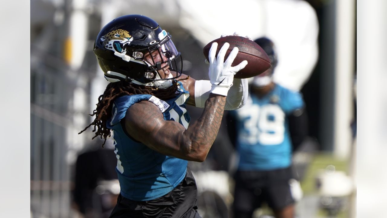 Las Vegas Raiders' Brittain Brown practices during NFL football training  camp, Thursday, July 21, 2022, in Henderson, Nev. (AP Photo/John Locher  Stock Photo - Alamy