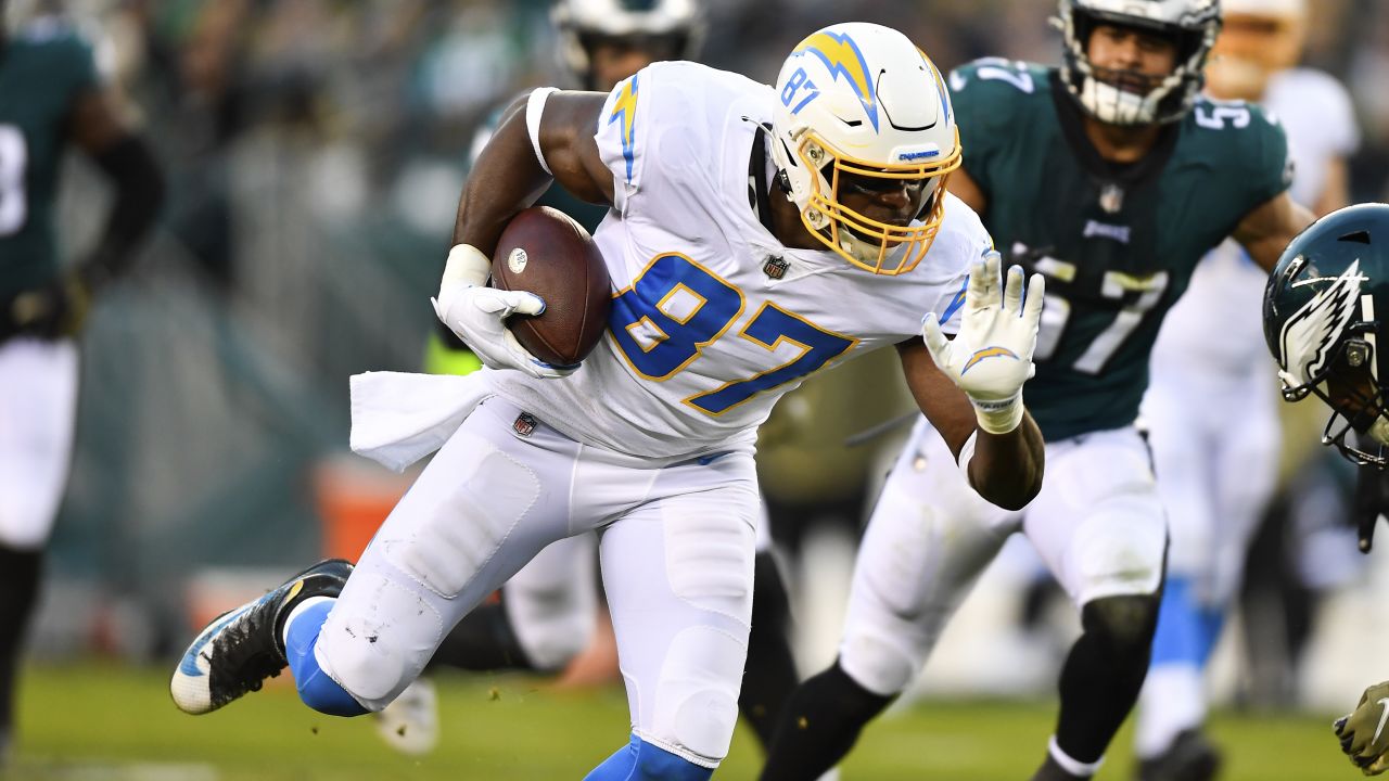 November 7, 2021: Los Angeles Chargers tight end Jared Cook (87