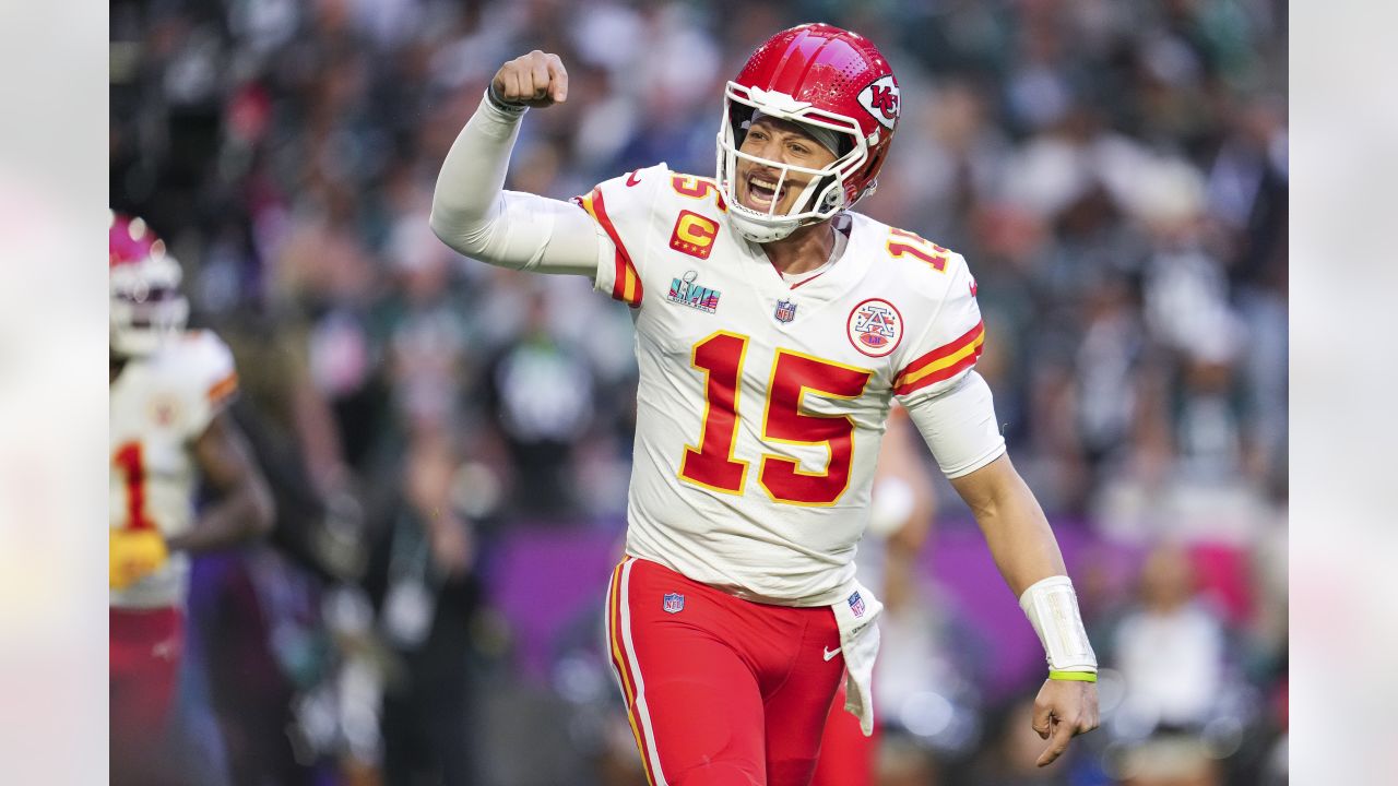 Kansas City Chiefs defensive tackle Chris Jones (95) in action against the  Philadelphia Eagles during the NFL Super Bowl 57 football game, Sunday,  Feb. 12, 2023, in Glendale, Ariz. The Kansas City