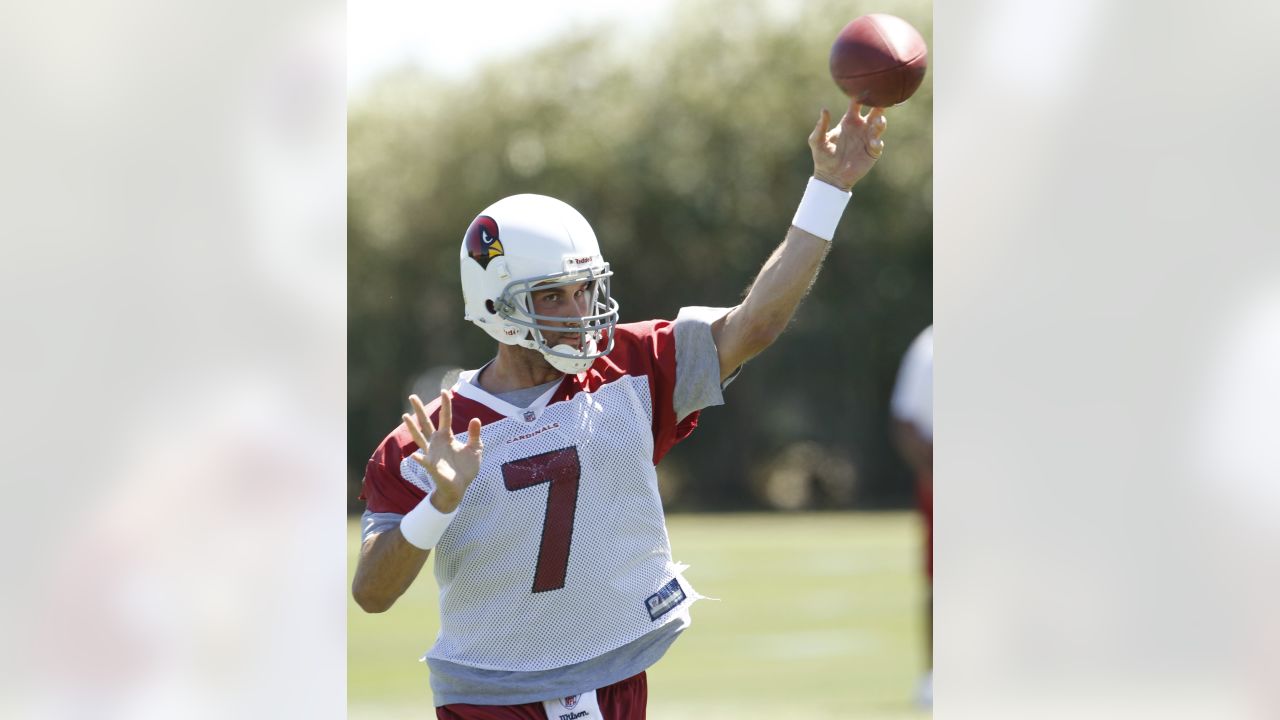 Arizona Cardinals quarterback Matt Leinart (7) looks to throw as