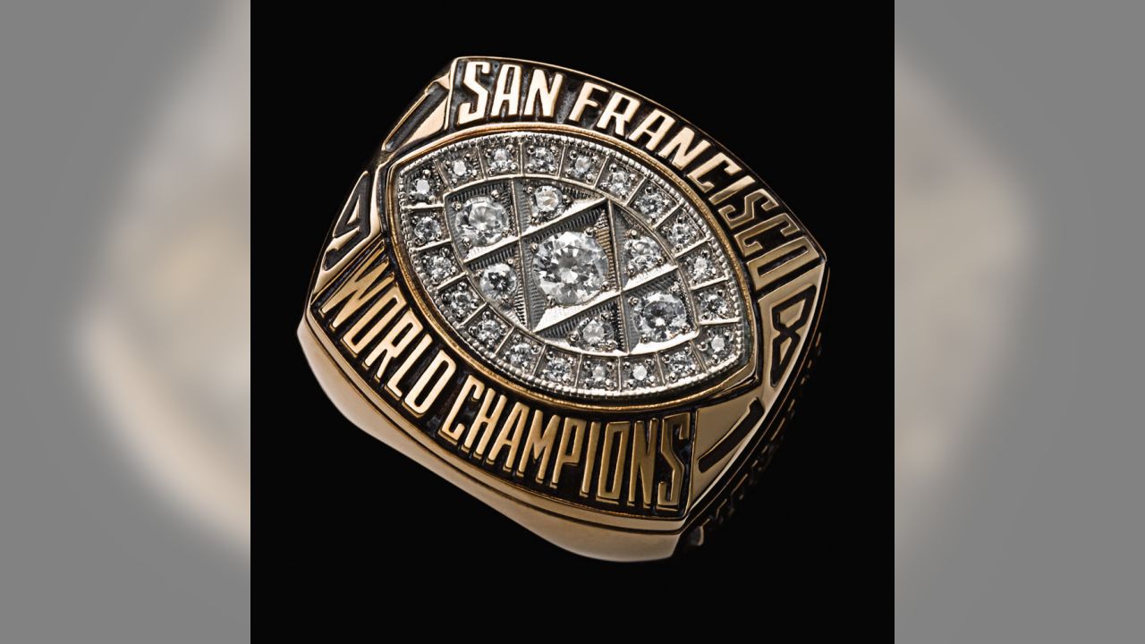 Lot Detail - 1994 SAN FRANCISCO 49ERS SUPER BOWL XXIX WORLD CHAMPIONS 10K  GOLD PLAYER'S RING WITH 49 DIAMONDS