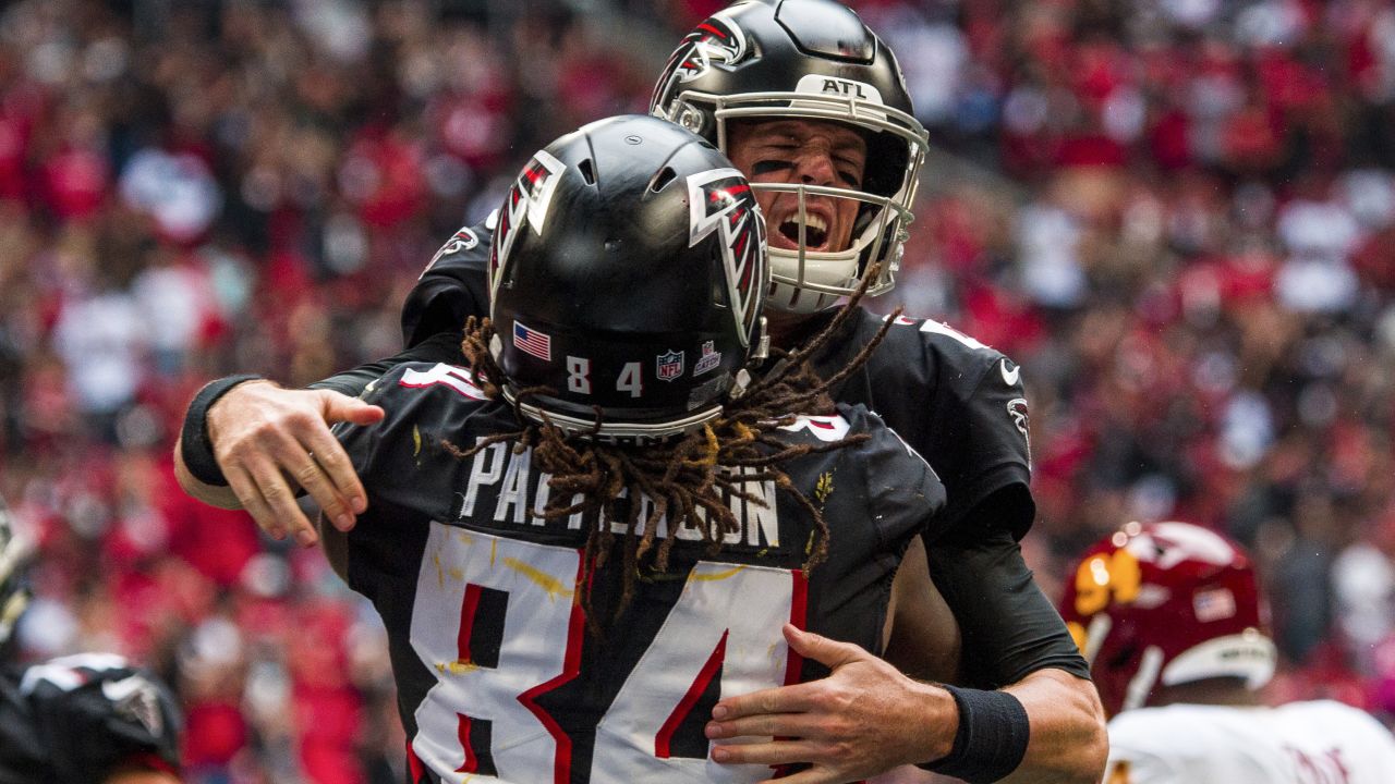 Atlanta Falcons running back Cordarrelle Patterson (84) celebrates