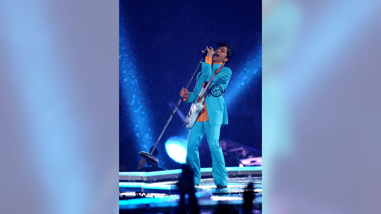 Prince during Super Bowl XLI - Pepsi Super Bowl Halftime Show Press