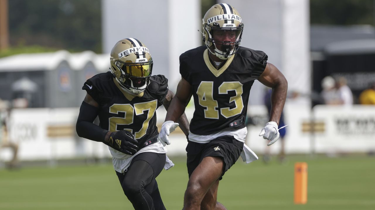 New Orleans Saints Franklin Youth NFL Team Helmet and Uniform Set