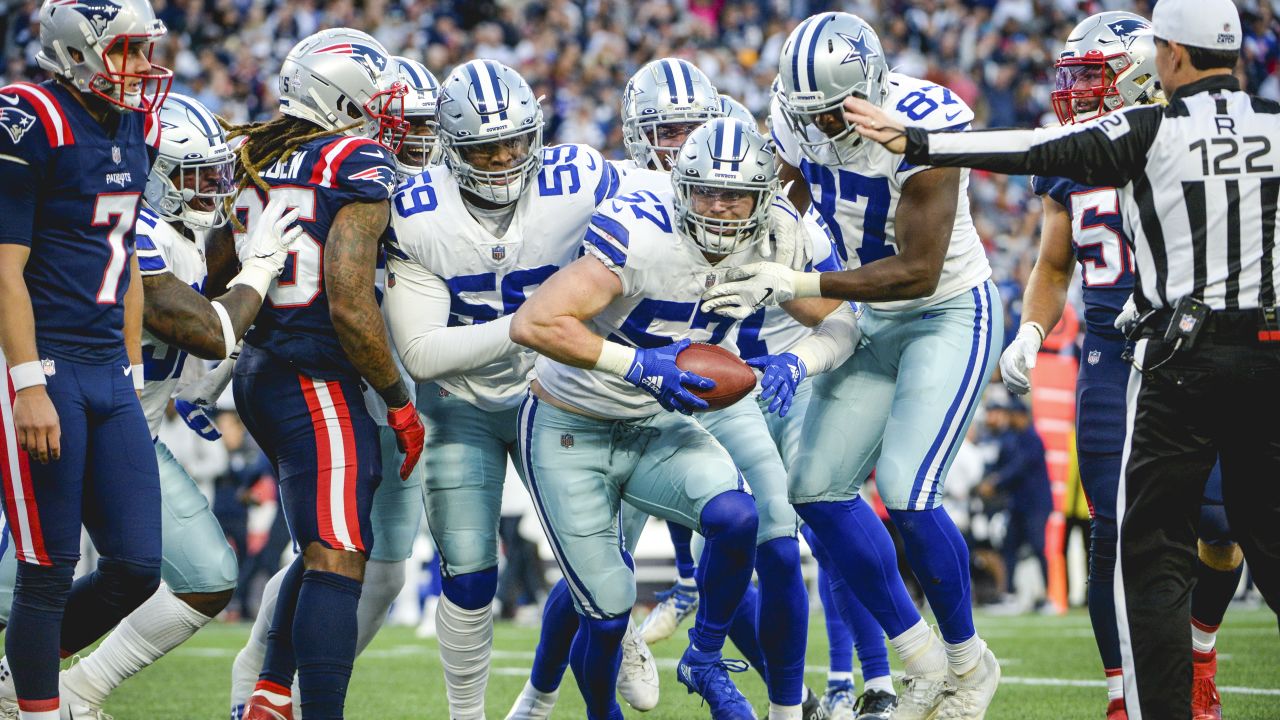 Dallas Cowboys linebacker Luke Gifford (57) is seen during an NFL