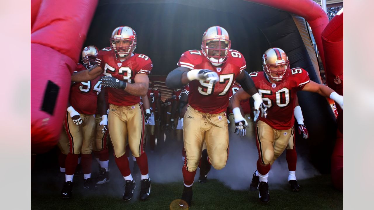 San Francisco 49ers QB Trent Dilfer (12) takes break while the defense  plays in the third quarter against the Seattle Seahawks at Monster Park in  San Francisco on September 30, 2007. The