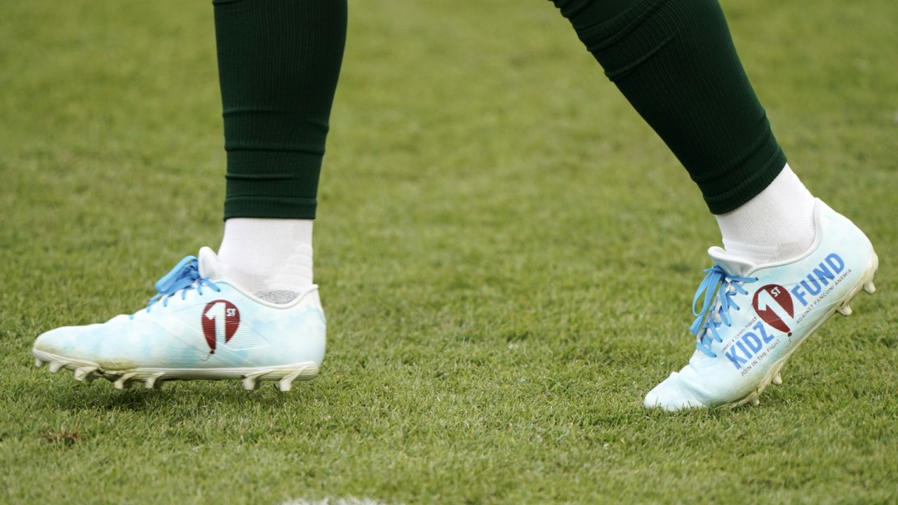 George Kittle Got Custom Air Jordan 1 Cleats And Shoes For San