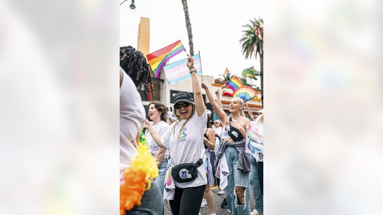 2023 NFL L.A. Pride parade