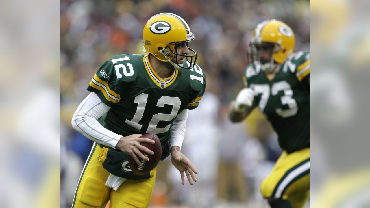 James Jones of the Green Bay Packers runs the ball after a 31-yard pass  reception in the first half against the Minnesota Vikings in Minneapolis,  Minnesota, Sunday, November 21, 2010. The Packers