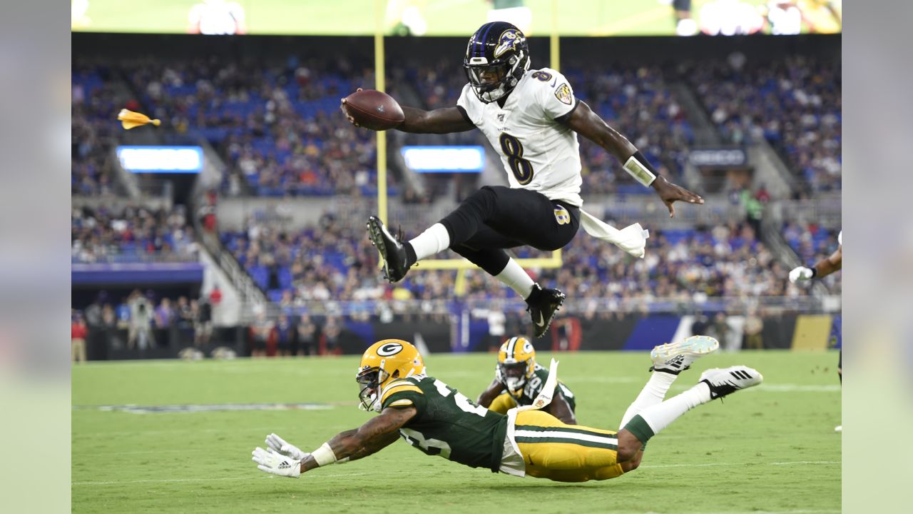 Nsimba Webster of the Los Angeles Rams leaps prior to the kickoff of