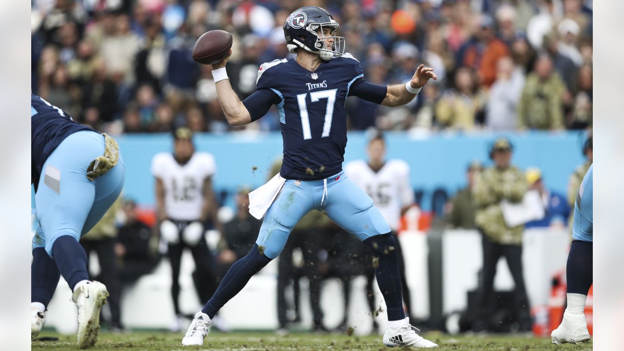 Tennessee Titans quarterback Ryan Tannehill (17) is sacked by New England  Patriots outside linebacker Matt Judon, left, during the first half of an  NFL football game, Sunday, Nov. 28, 2021, in Foxborough