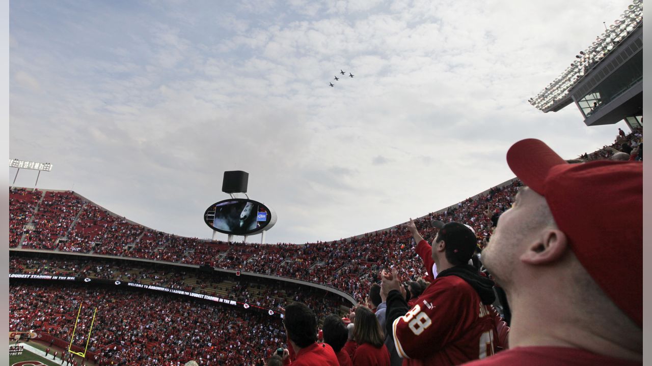 Here's the flyover from the coldest game in Arrowhead history. I