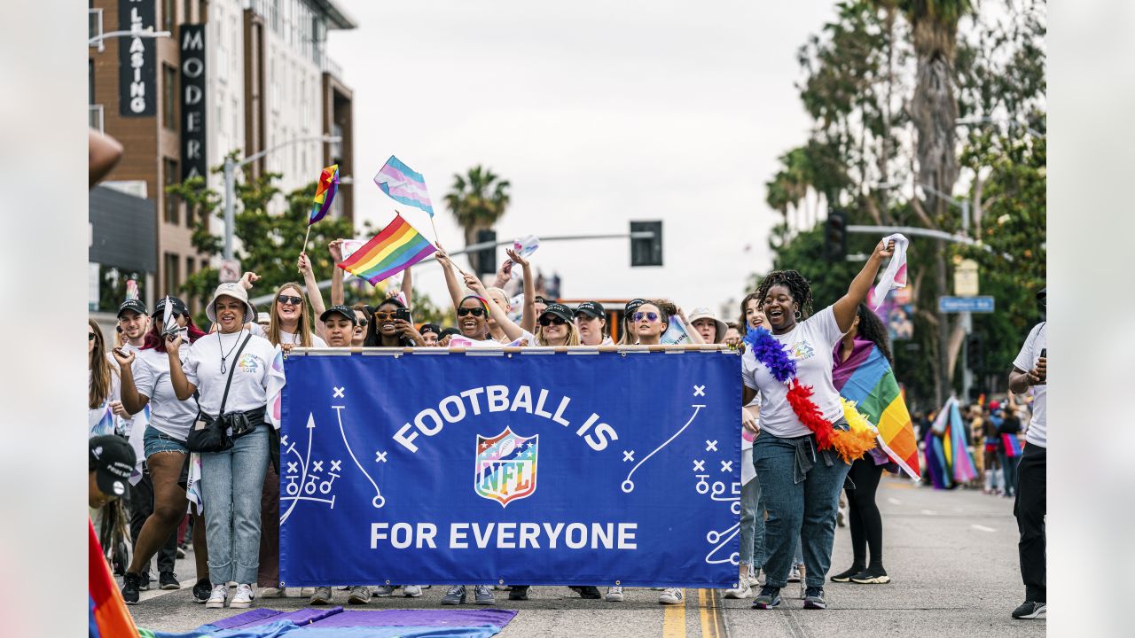 2023 NFL L.A. Pride parade