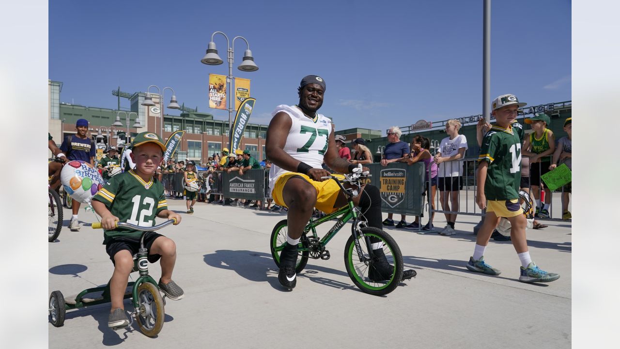 Packers training camp practice July 27