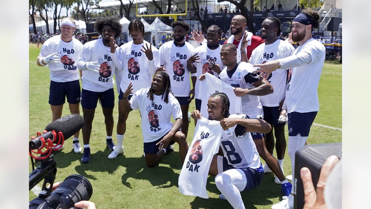 Photos: Opening ceremonies at Cowboys training camp on Dak's 30th birthday