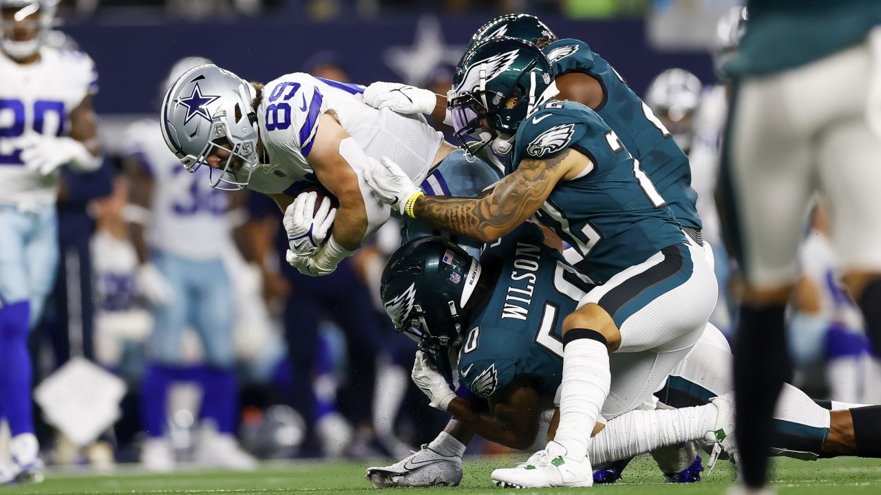 September 8, 2019: Dallas Cowboys tight end Blake Jarwin (89) catches a  pass and runs for a 28 yard touchdown during the first half of the NFL  football game between the New