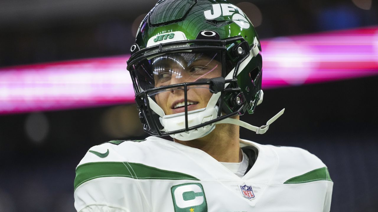 Houston, Texas, USA. November 28, 2021: A New York Jets helmet