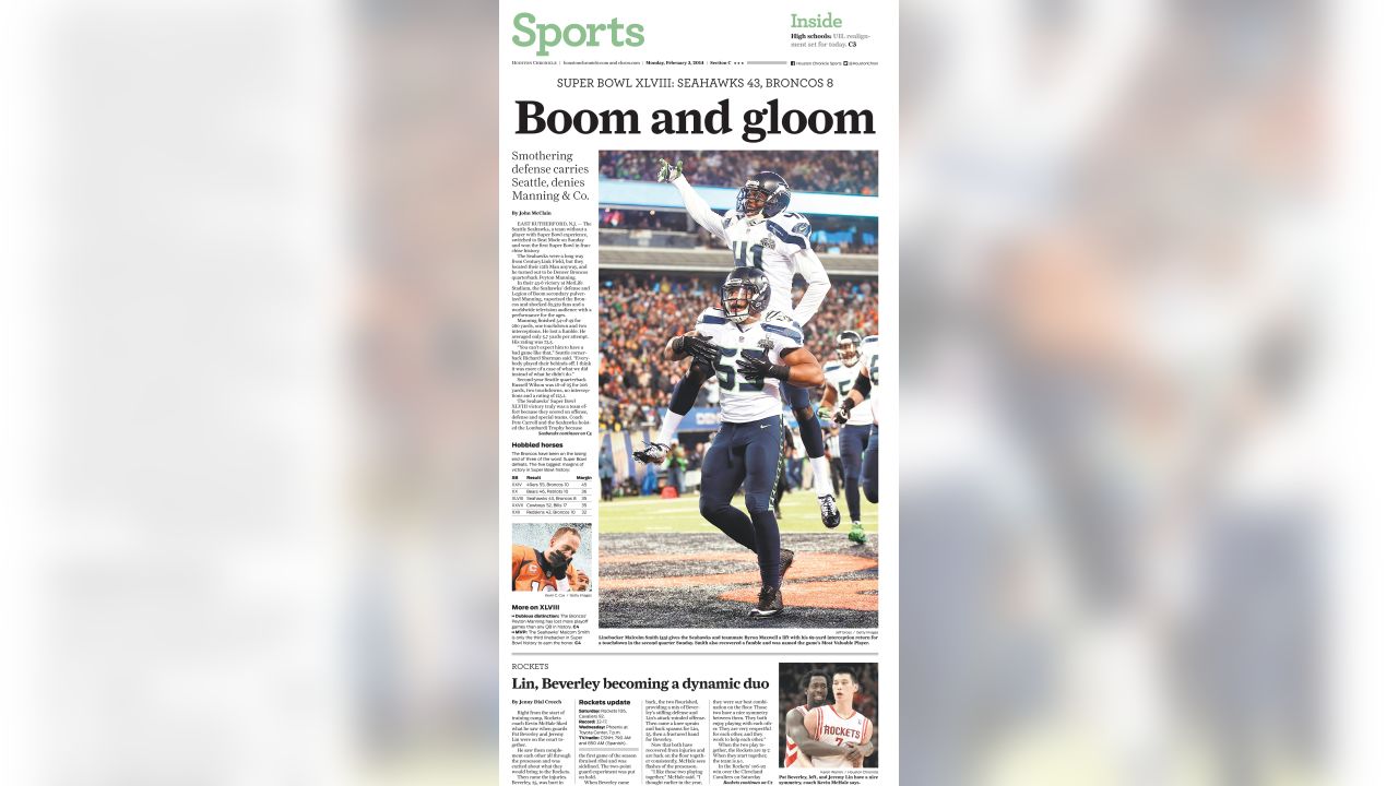 On Paper: Super Bowl XLVIII, Broncos vs. Seahawks - Pride Of Detroit