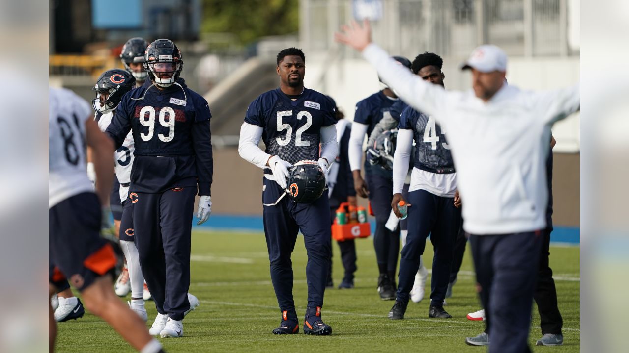 London, UK. 27 October 2019. Rams practice ahead of the NFL match