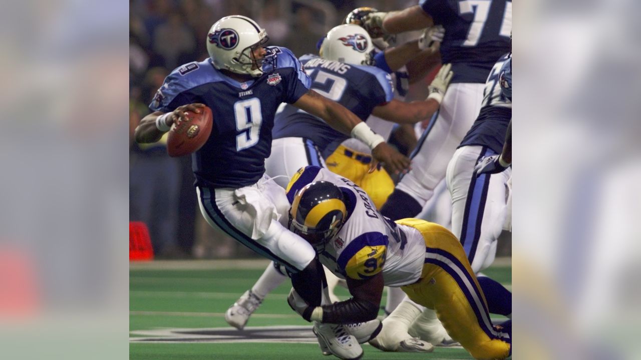 This Day In Sports Clips on X: January 30, 2000: The St. Louis Rams beat  the Tennessee Titans 23-16 in Super Bowl XXIV n Atlanta. Dyson is one yard  short.  /