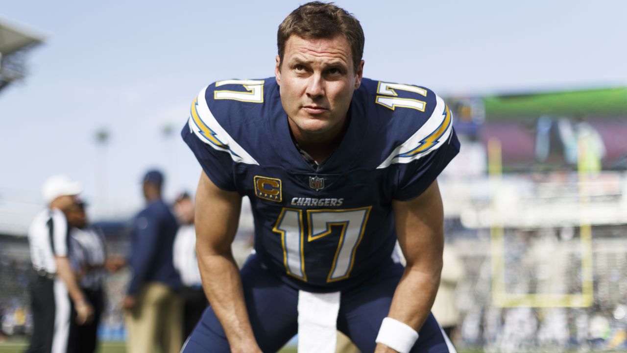 NFL Team Apparel Philip Rivers #17 Los Angeles Chargers Jersey