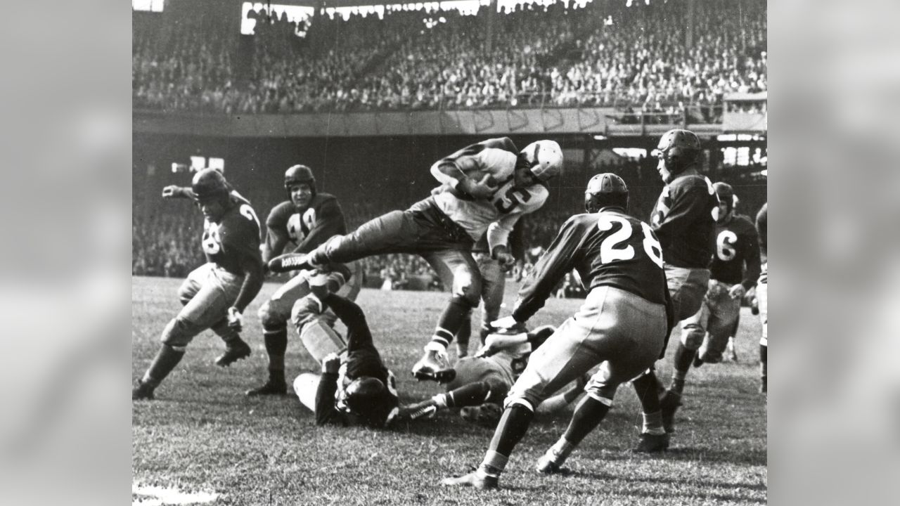 1948 Photo-Philadelphia Eagles Steve Van Buren NFL Leading Rusher vs  Detroit