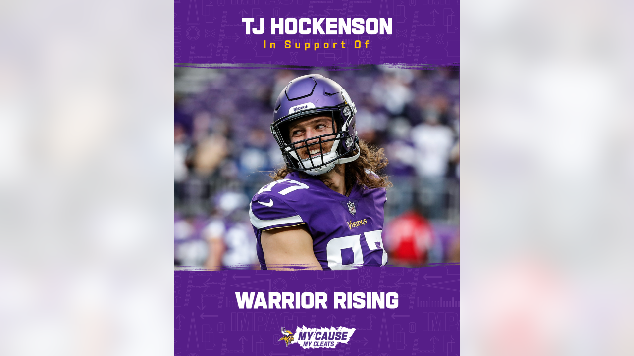 NFL Pro Line Men's T.j. Hockenson Purple Minnesota Vikings Player Jersey