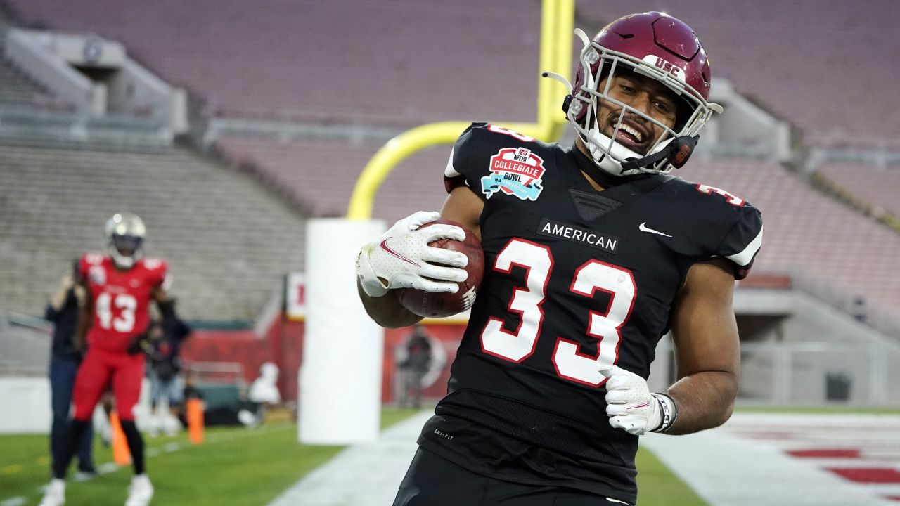 VIDEO: RB Vavae Malepeai Talks NFLPA Collegiate Bowl & USC Career