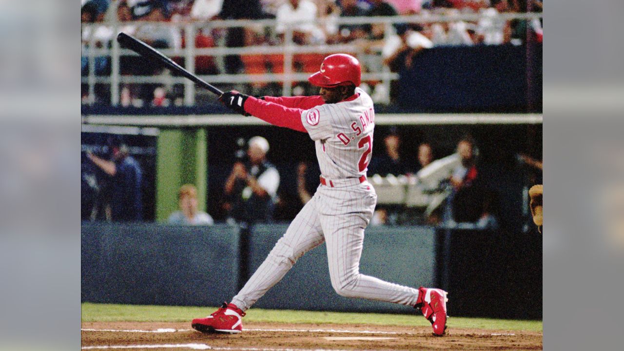 Footage of Deion Sanders making history with MLB home run and NFL touchdown  shows what an incredible athlete he was
