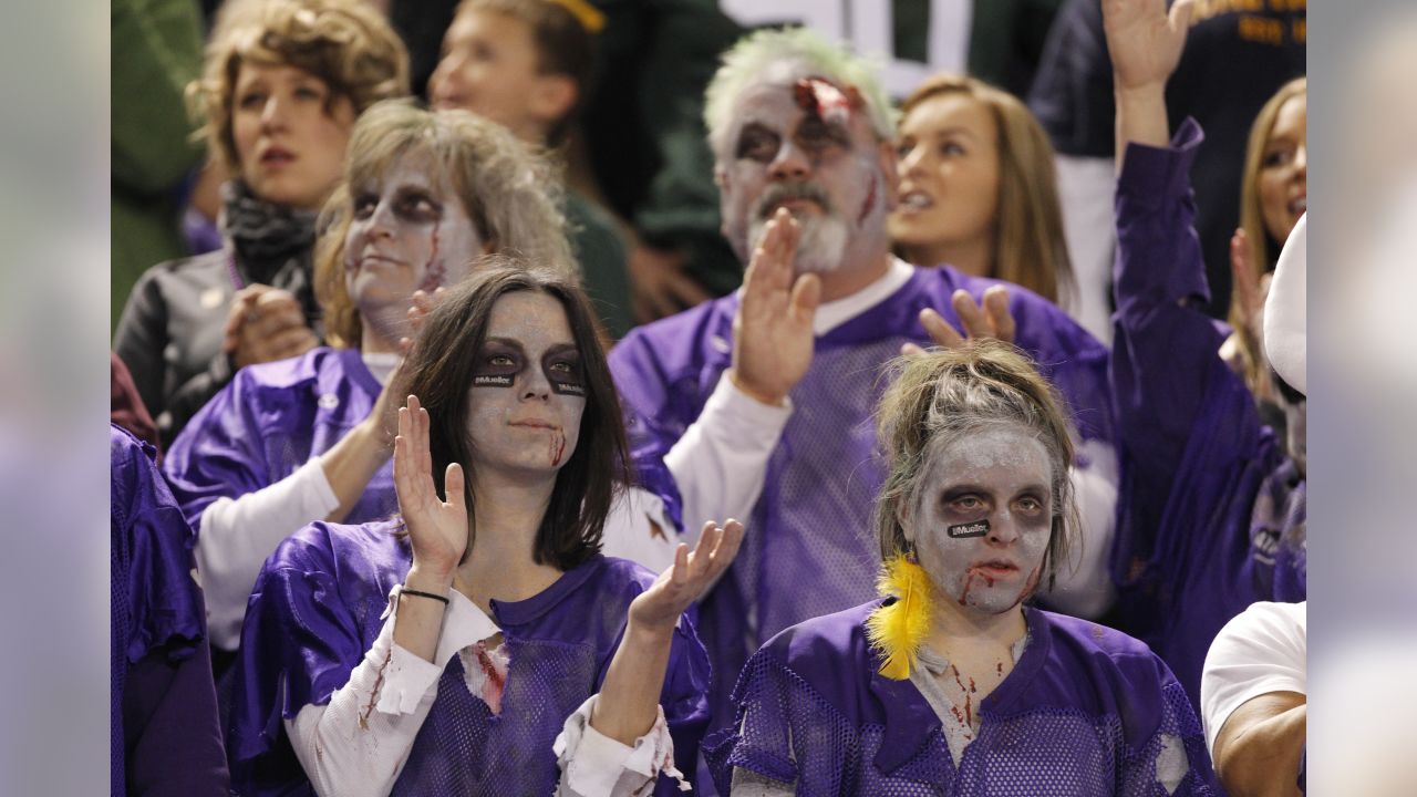 NFL fans celebrate Halloween