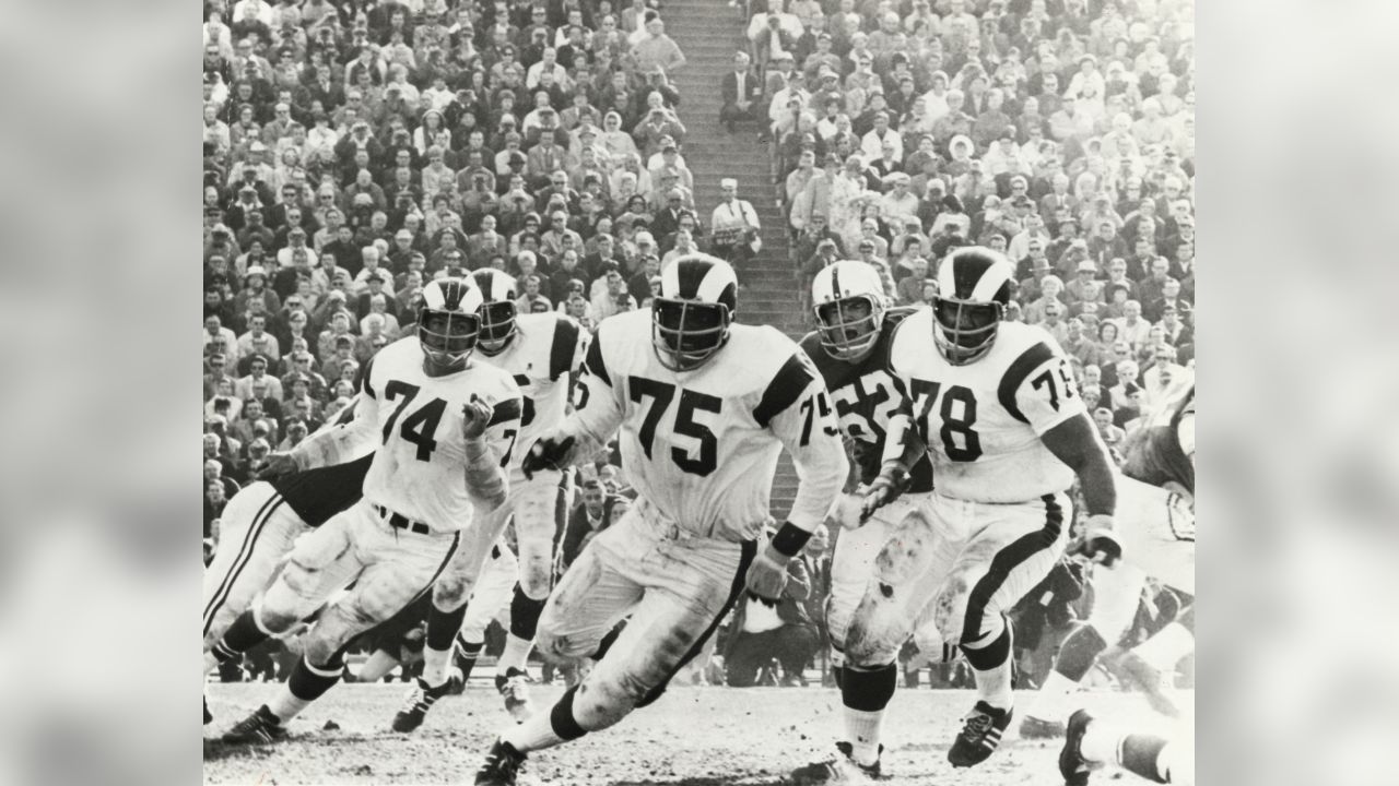 Rams Rewind on Twitter: All-Time Rams by uniform number. #75 Deacon Jones.  Defensive End. 1961-71. Like Merlin Olsen, arguably greatest ever at his  position. 5x All Pro. 7 pro bowls. Pro Football