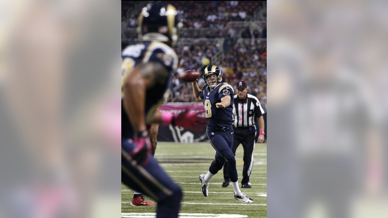 St Louis Rams Quarterback Sam Bradford The NFL Fan Rally in