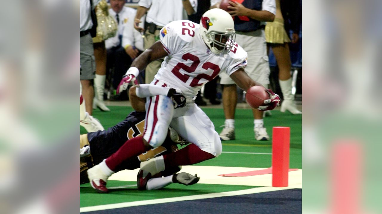 San Francisco 49ers Craig Dahl (43) signals first down against the