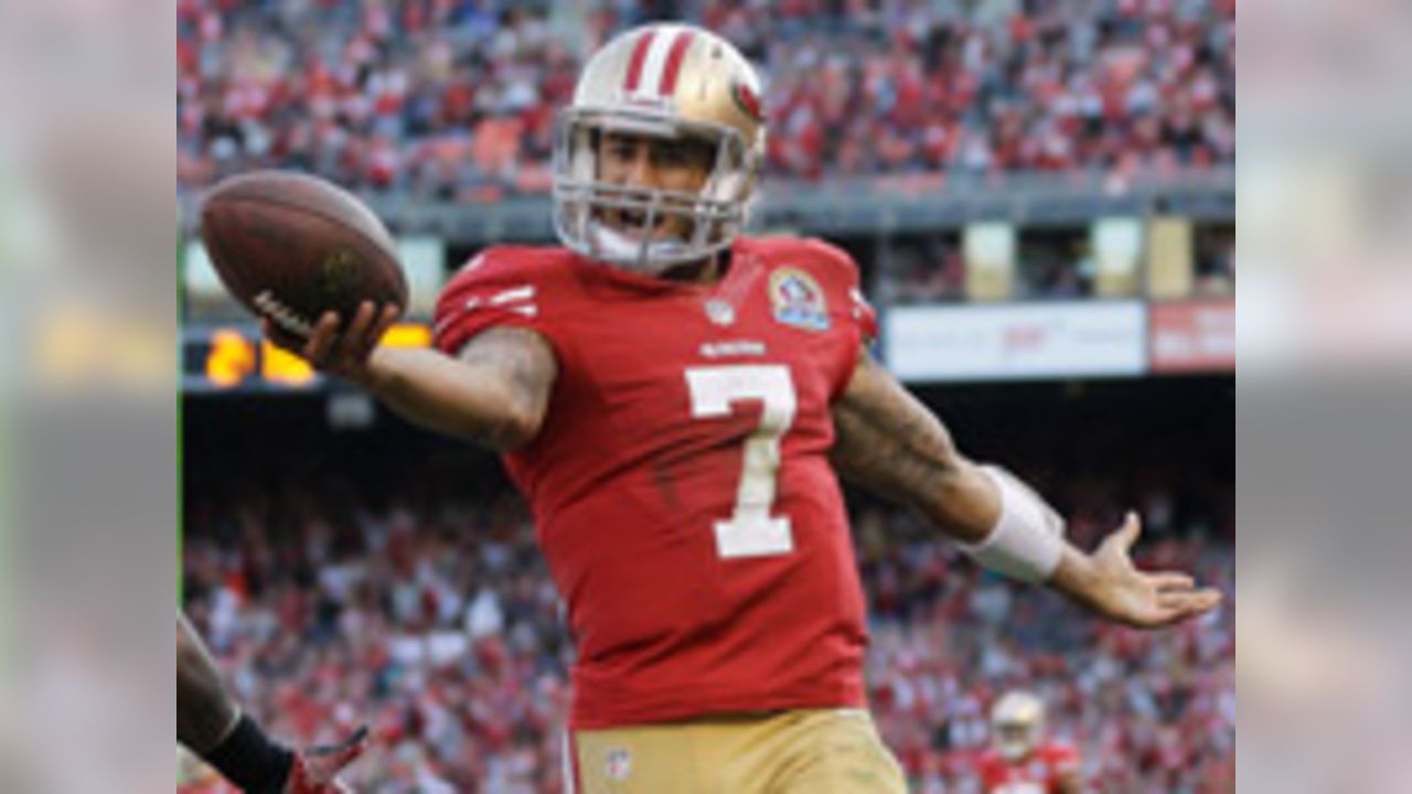 Colin Kaepernick's Game-Worn 2013 NFL Playoffs 49ers Jersey Auction