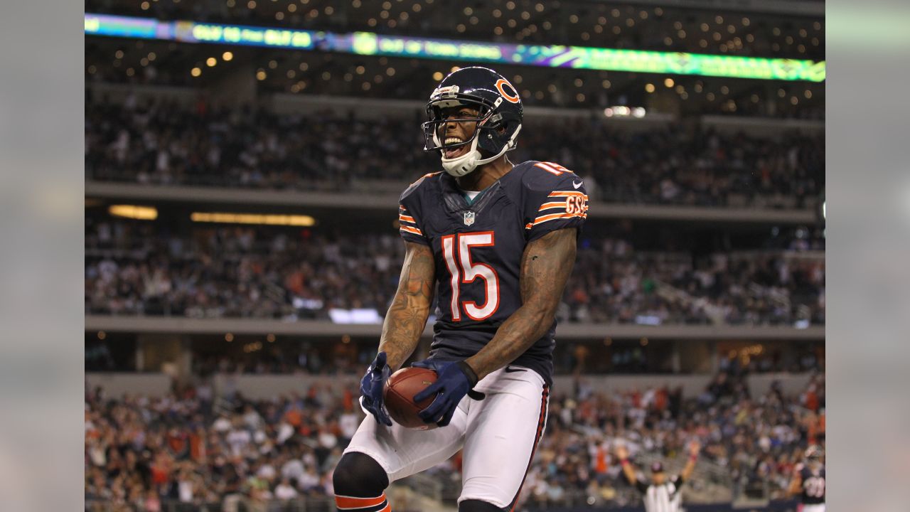 Chicago Bears defensive end Henry Melton (69) celebrates after