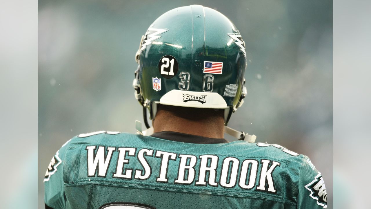 Brian Westbrook Green Name & Number Logo - #36 Football