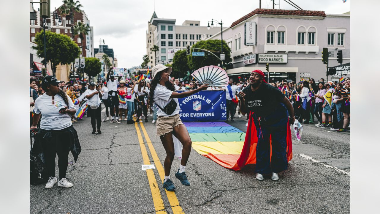 2023 NFL L.A. Pride parade