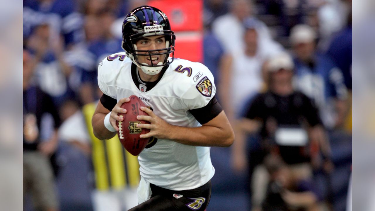 A Baltimore Ravens helmet is seen on the bench during the first half of an NFL  football preseason game against the Jacksonville Jaguars, Thursday, Aug. 8,  2019, in Baltimore. (AP Photo/Nick Wass