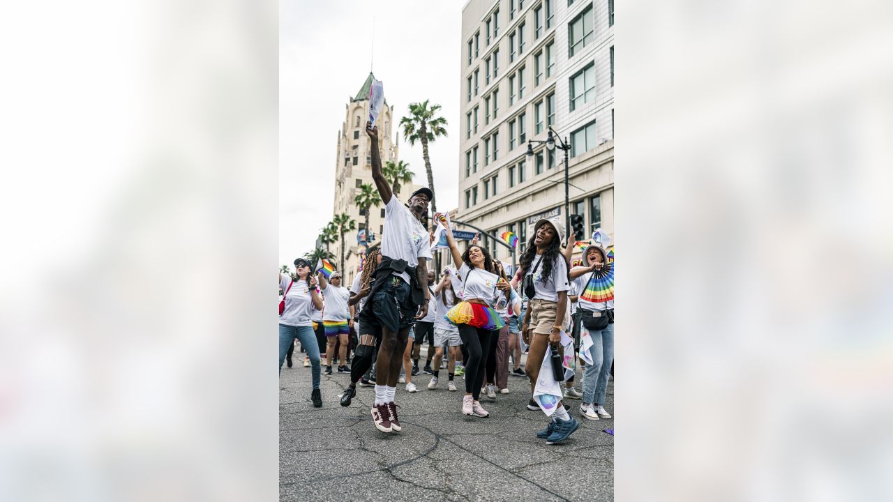 2023 NFL L.A. Pride parade