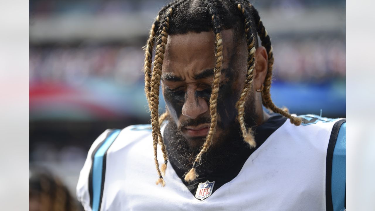 Carolina Panthers linebacker Arron Mosby (46) in action during an