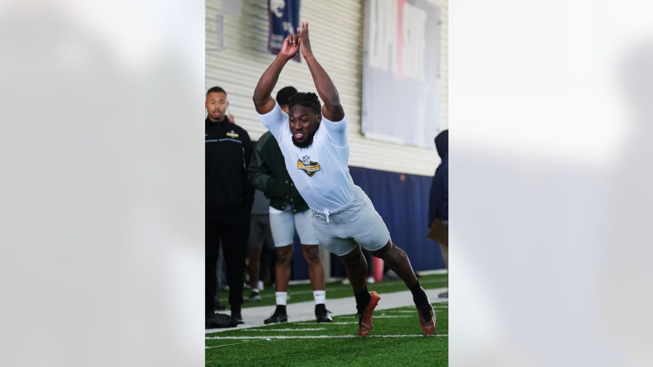 SC State football trio works out for NFL at HBCU Combine