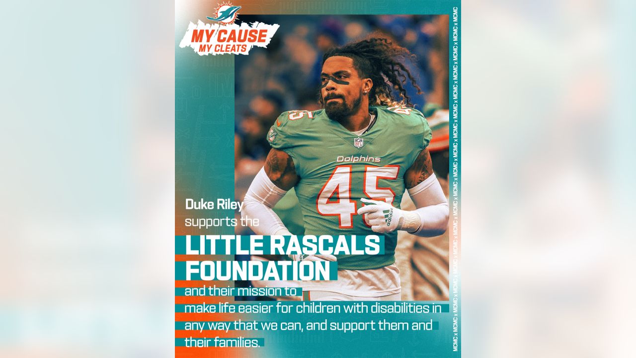 Dolphins' Duke Riley says daughter changed him