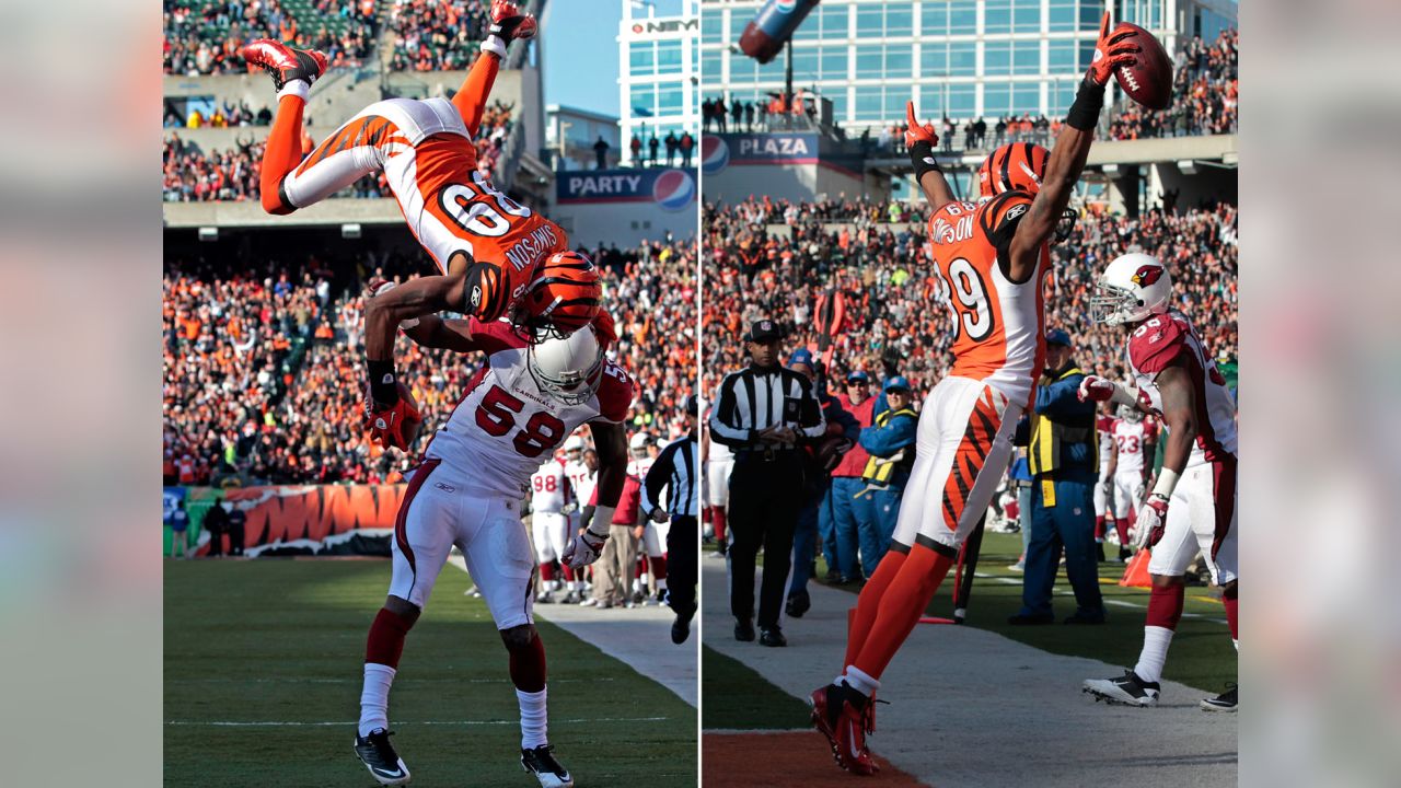 Jerome Simpson flipping out.  American football, Simpson, Bengals