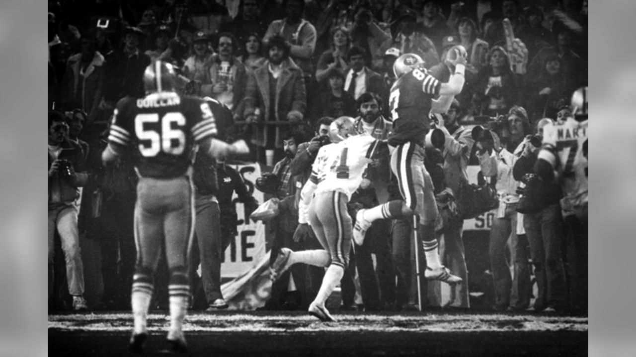 The Catch Dwight Clark NFC CHAMPIONSHIP San Francisco 49ers vs Dallas  Cowboys 1982 