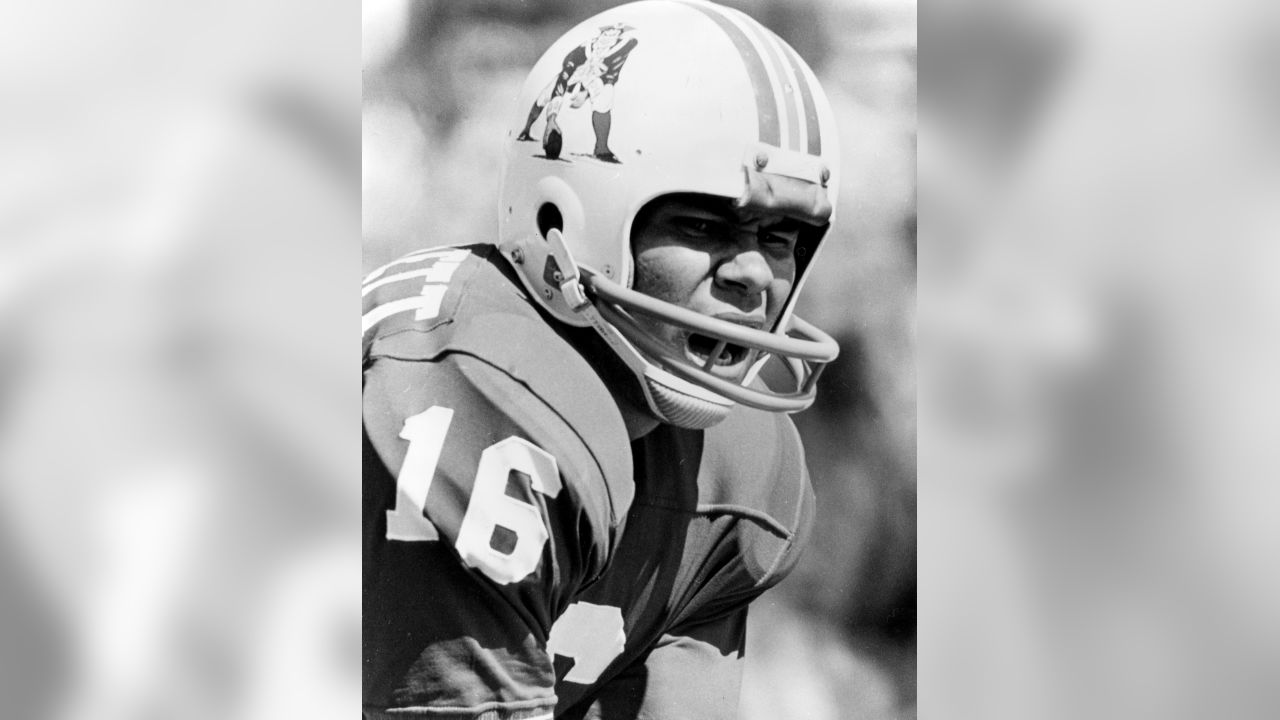 Oakland Raiders quarterback Jim Plunkett (16) prepares to throw the ball in  a game against the …