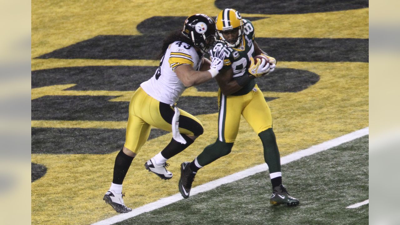 Greg Jennings says things can get a bit grabby during a Lambeau Leap