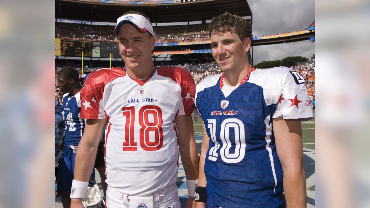 NFL Films Presents: Pro Bowl Mic'd Up, For one moment in time, they were  teammates. When Brady, Brees, and Manning all played on the same team.  #NFLFilmsPresents, By NFL Films