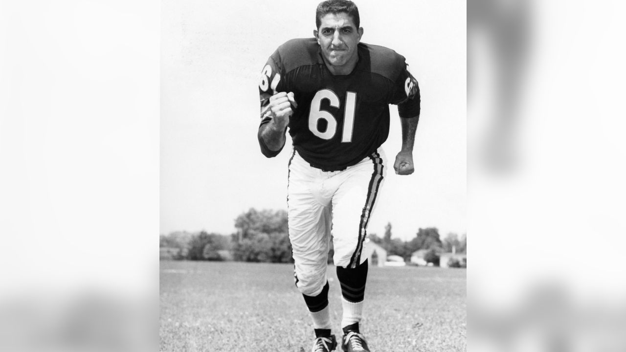 Bill George, middle linebacker with the Chicago Bears, is seen in this 1966  photograph. (AP Photo Stock Photo - Alamy