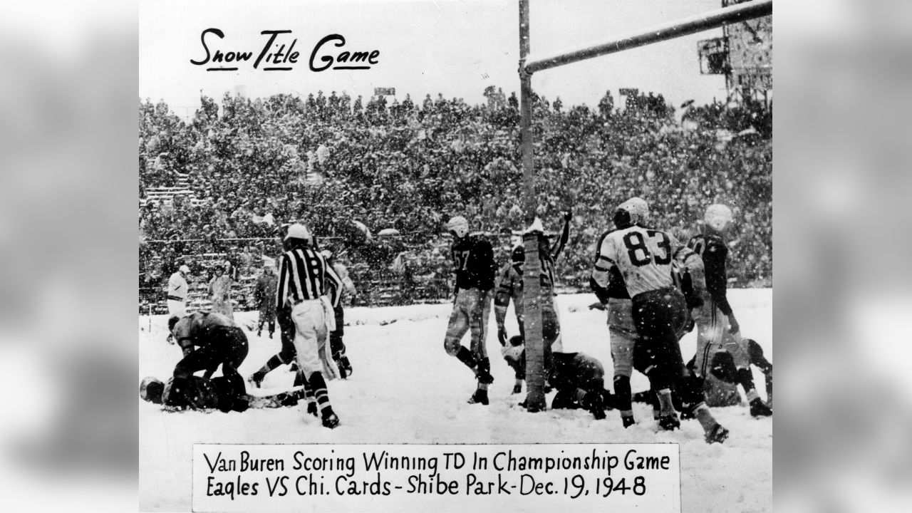 1948 Photo-Philadelphia Eagles Steve Van Buren NFL Leading Rusher vs  Detroit